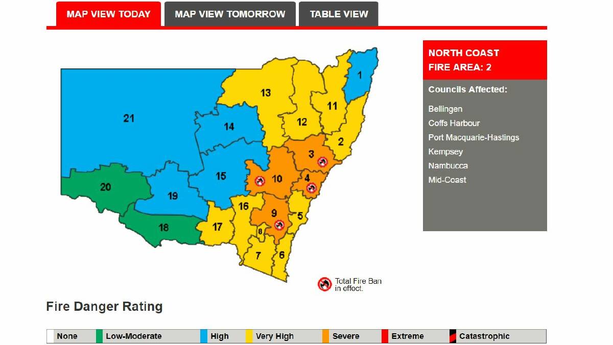 NSW RFS suspend fire permits on ‘very high’ fire danger rating day | video