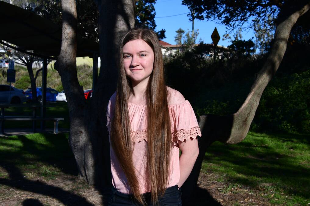 CHOP: Amahli Walsh is gearing up to chop off her hair to help others. PHOTO: Laura Telford.