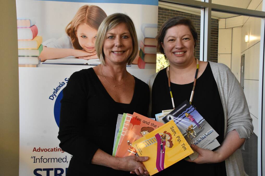 LEARN: Dyslexia Support NSW Mid North Coast's Kelly King and Georgina Perry from SPELD NSW at the teacher workshop. PHOTO: Laura Telford.