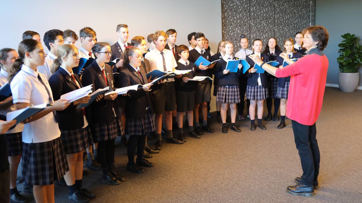 AMAZING: Marie van Gend and the Chamber Choir of Saint Columba Anglican School (SCAS) has been offered the chance of a lifetime, to perform at the world famous Carnegie Hall in New York.