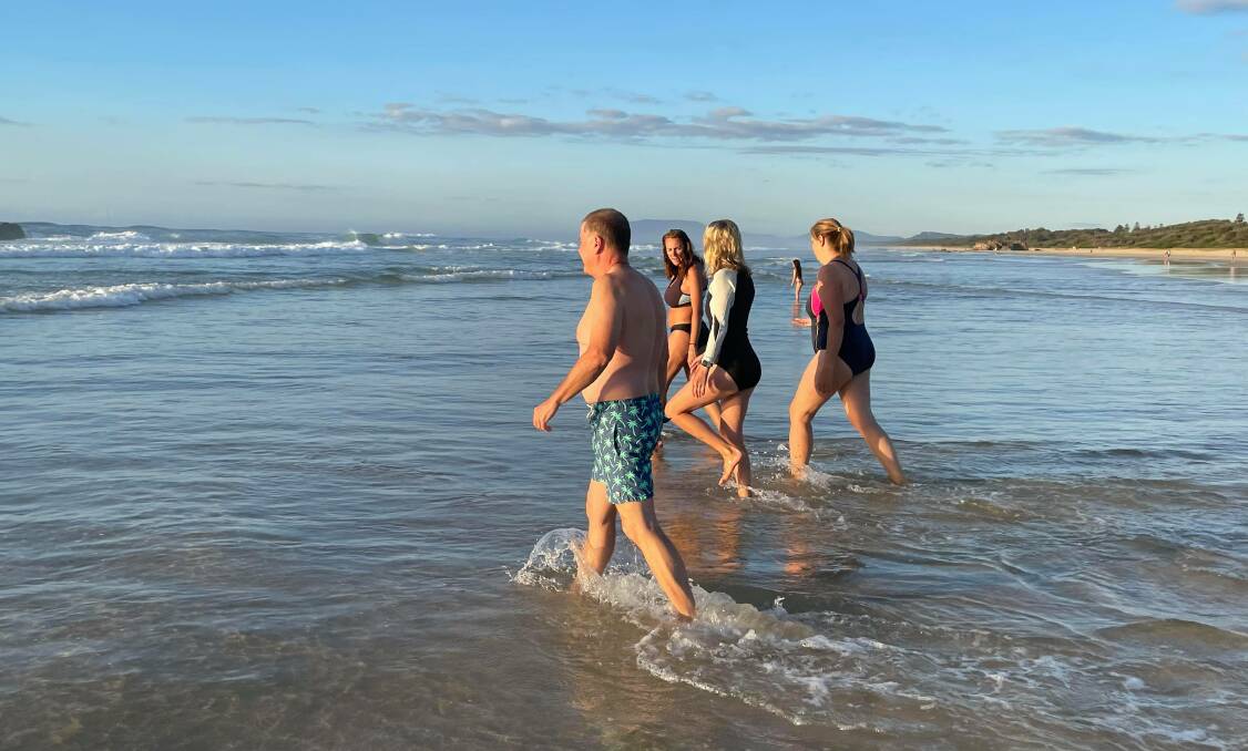 Splash and squeal: Lighthouse Beach Sunrise Swimmers say their Friday ritual is addictive.