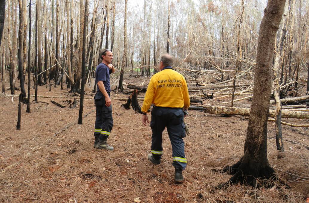 Underground fire reduced to puddles at Lake Cathie