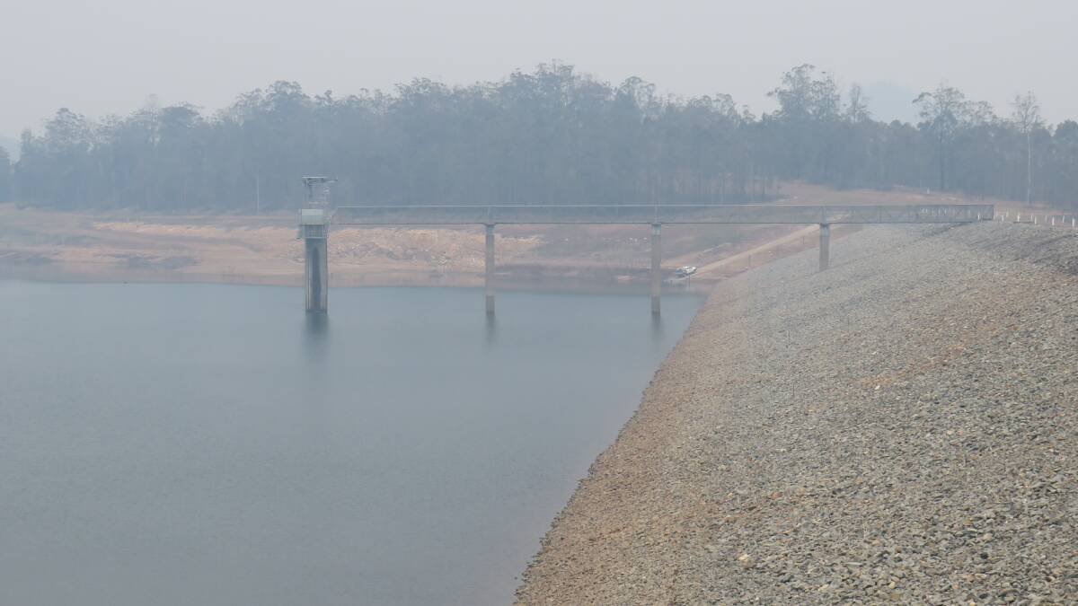 The Cowarra Dam in December, 2019. 
