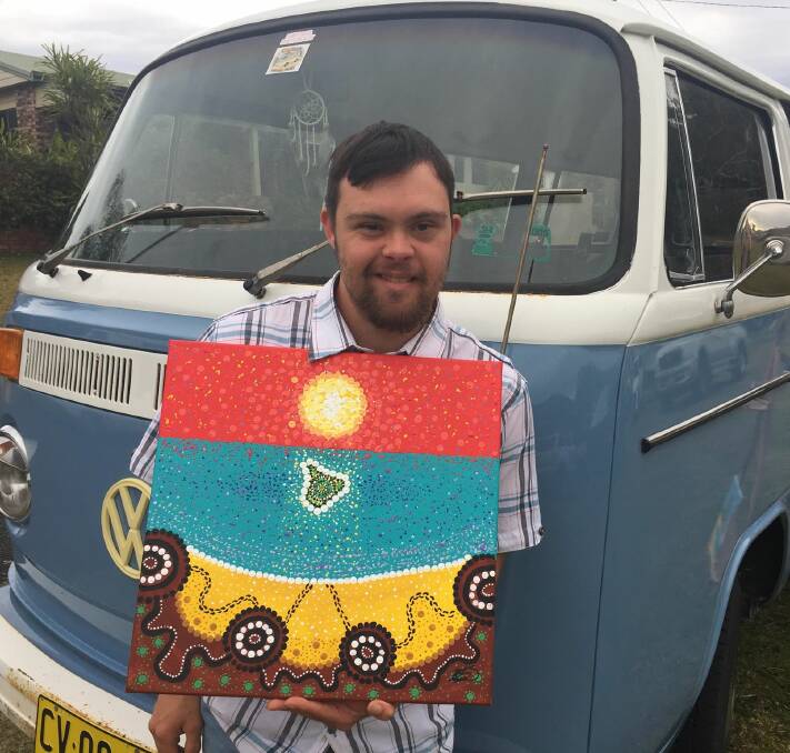 Artwork connects young man to Indigenous heritage