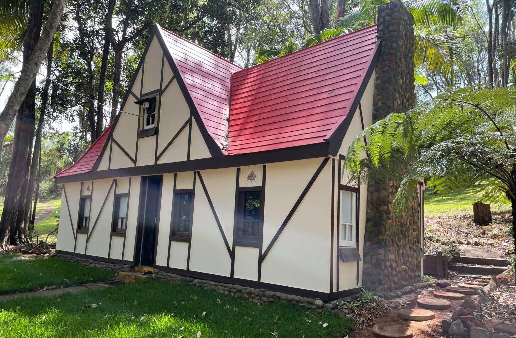 Snow White's cottage has been refurbished. 