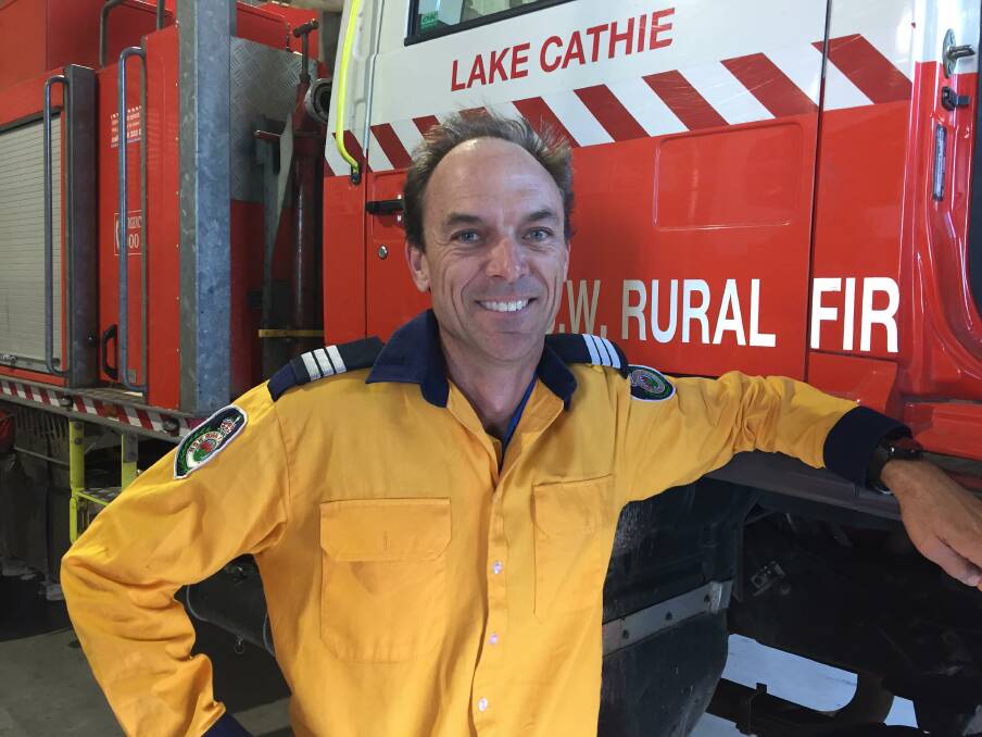  Lake Cathie Rural Fire Brigade captain Chris Brown. 