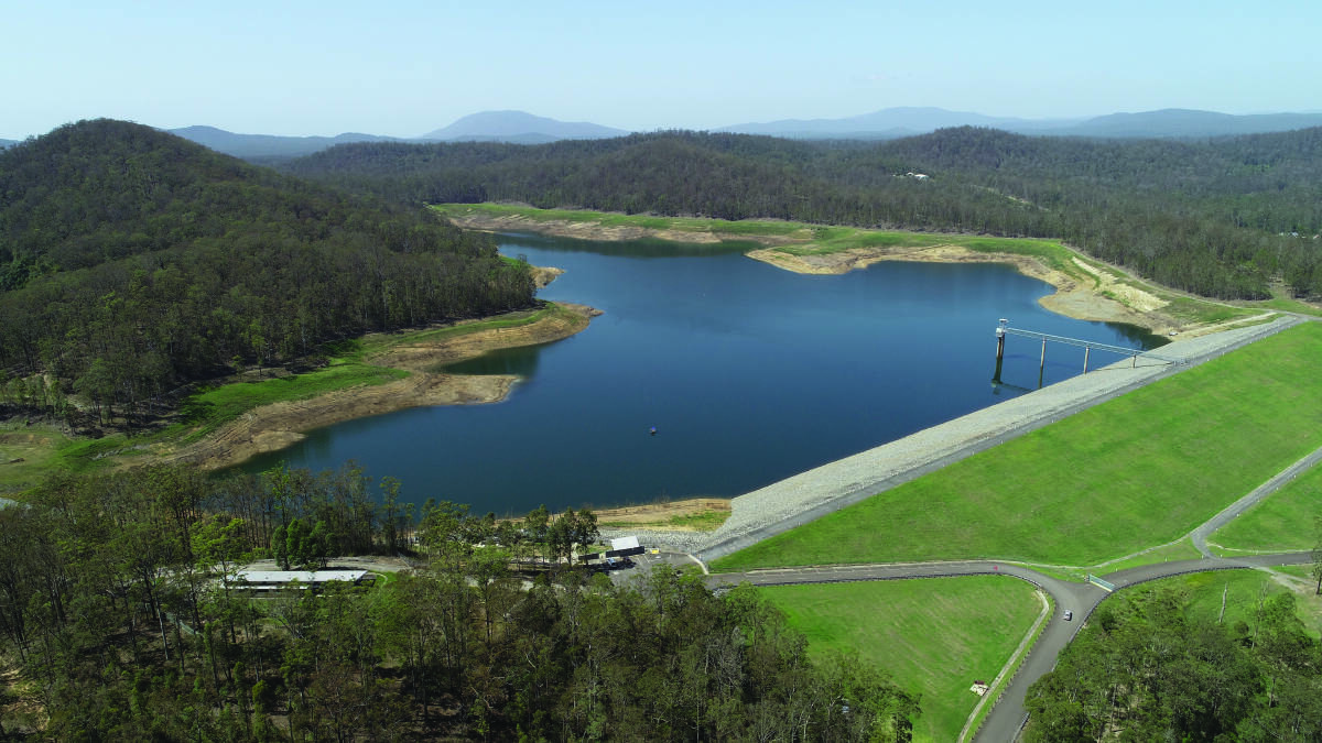 Cowarra Dam. Photo: Port Macquarie-Hastings Council. 
