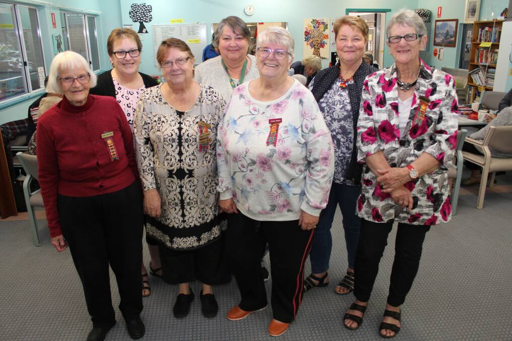 Camden Haven branch executive committee members include Joyce Matthews, Alayne
Menzies, Karen Holland, Jo Thorpe, Carol Smith, Steph Wright and Jen Lucey. Photo: supplied. 
