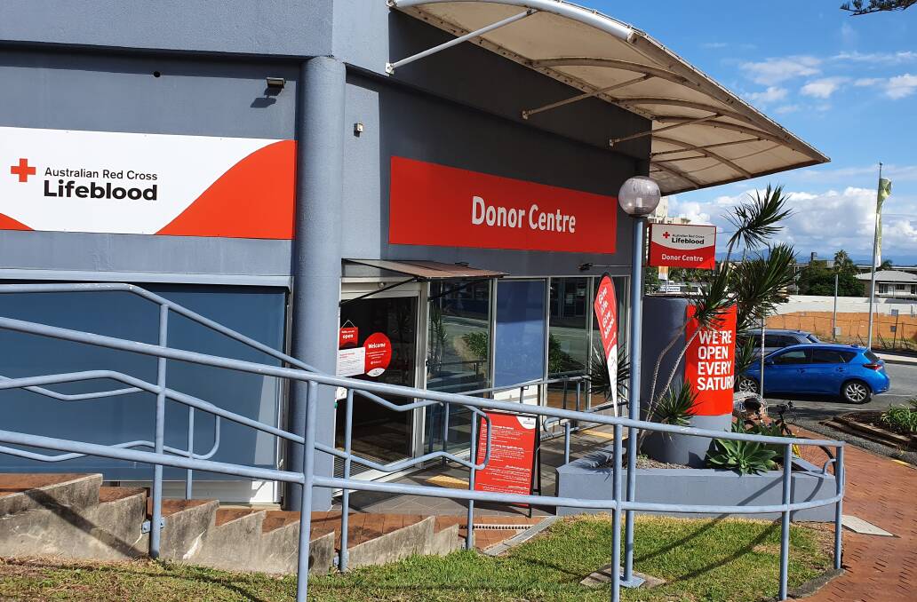 The Australian Red Cross Lifeblood Port Macquarie centre. Photo: Lisa Tisdell. 