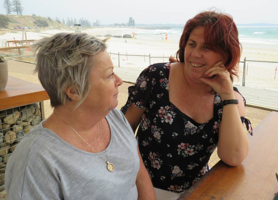 Let's talk sex: Rae and Bronwyn Flemming say there's a man drought in Port Macquarie. 