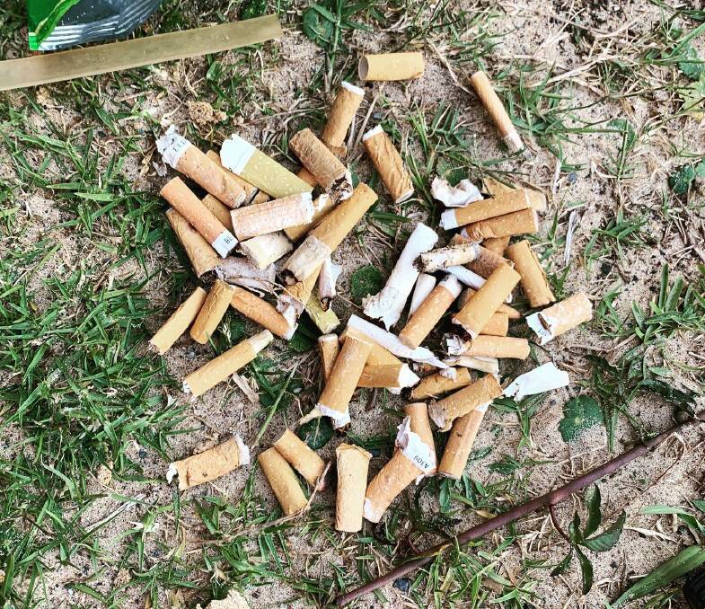 Ongoing issue: In its first two years of operation, up to July 2019, Coastal Warriors Mid North Coast volunteers collected 34,602 cigarette butts. 