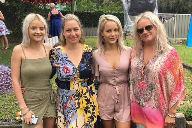 Joanne Sampson and her three daughters. Photo: supplied. 