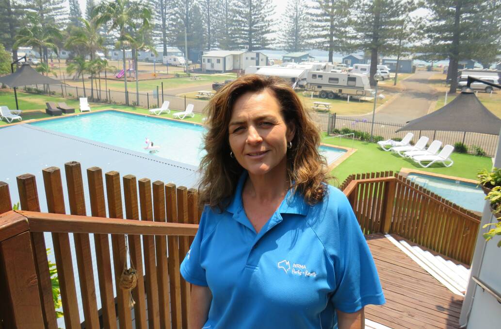 Dawn Marchment is the manager at Port Macquarie Breakwall Holiday Park. 