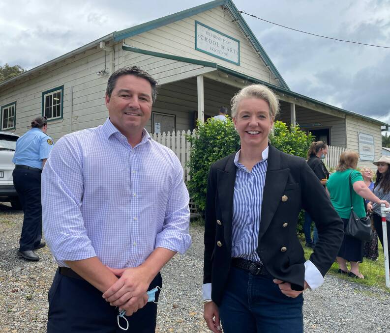 Funding announced: Federal Member for Cowper Pat Conaghan and Minister for Emergency Management and National Recovery and Resilience, Senator the Hon Bridget McKenzie. 