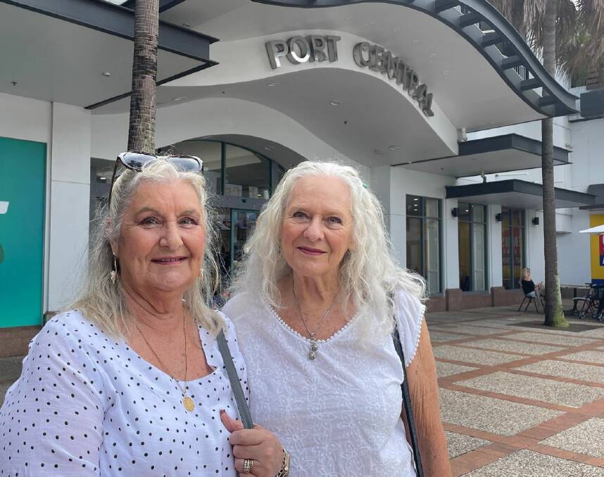 Kempsey residents Christine Snerling and Janet Peak said they would like to see dogs around in the Port Central complex. Picture by Liz Langdale 