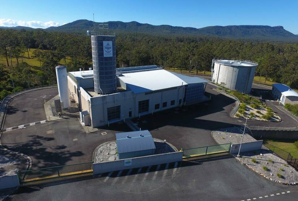 The Wauchope Water Treatment Plant. Photo: Port Macquarie-Hastings Council.