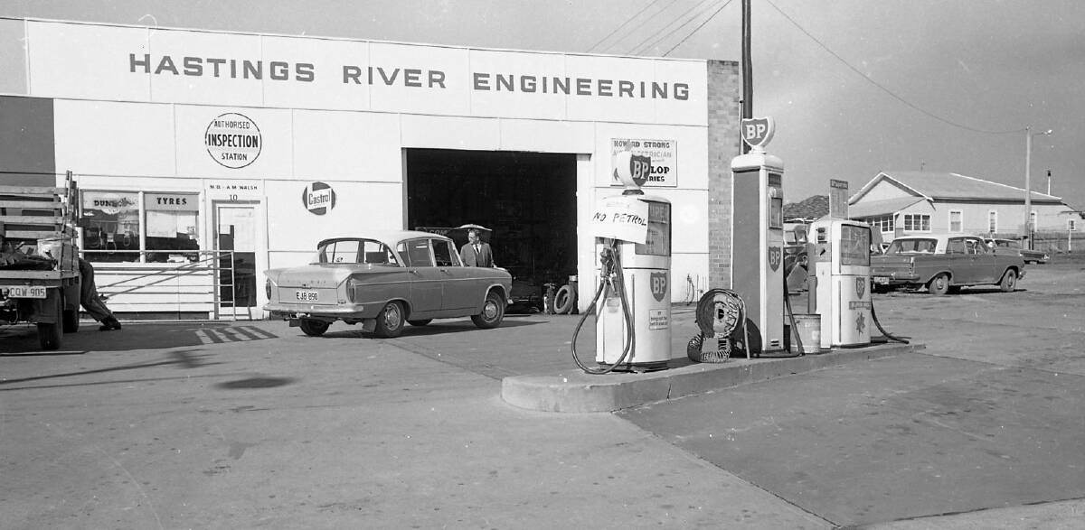 In August 1972 Port Macquarie faced a petrol shortage crisis and some sales were limited to $1. Picture: Courtesy of Port Macquarie Museum