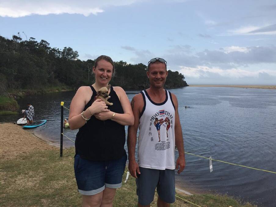 Tegan Everingham from Port Macquarie and Adam Jones from Newcastle were at the reserve on January 1 for a picnic. 