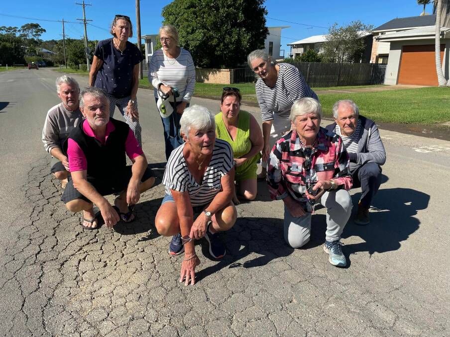 Port Macquarie North Shore residents are angry their roads haven't been repaired. Photo: Liz Langdale