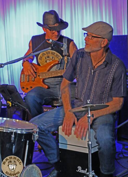 Musicians: Kevin Stringer and David Miante are members of Barrel Dawg. Photo: supplied. 