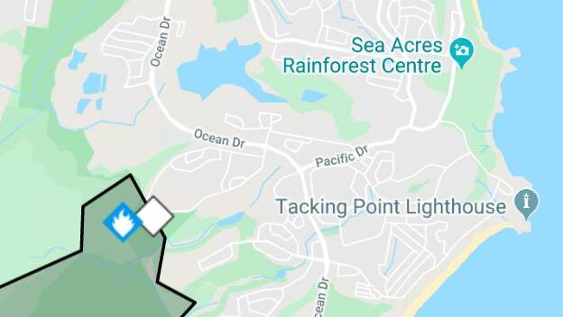 Alert issued for bushfire flare-up in Port Macquarie