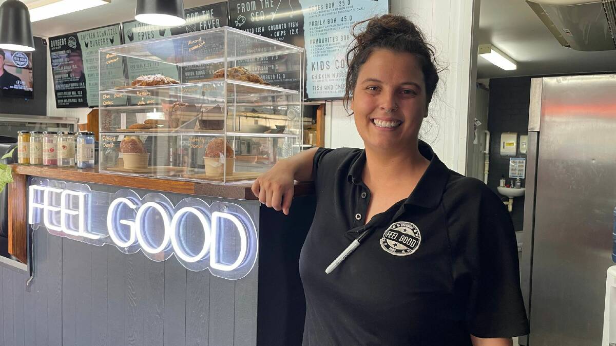 Feel Good Food cafe manager Misty Kelly said the holiday period had "been amazing" for the business. Picture by Liz Langdale 