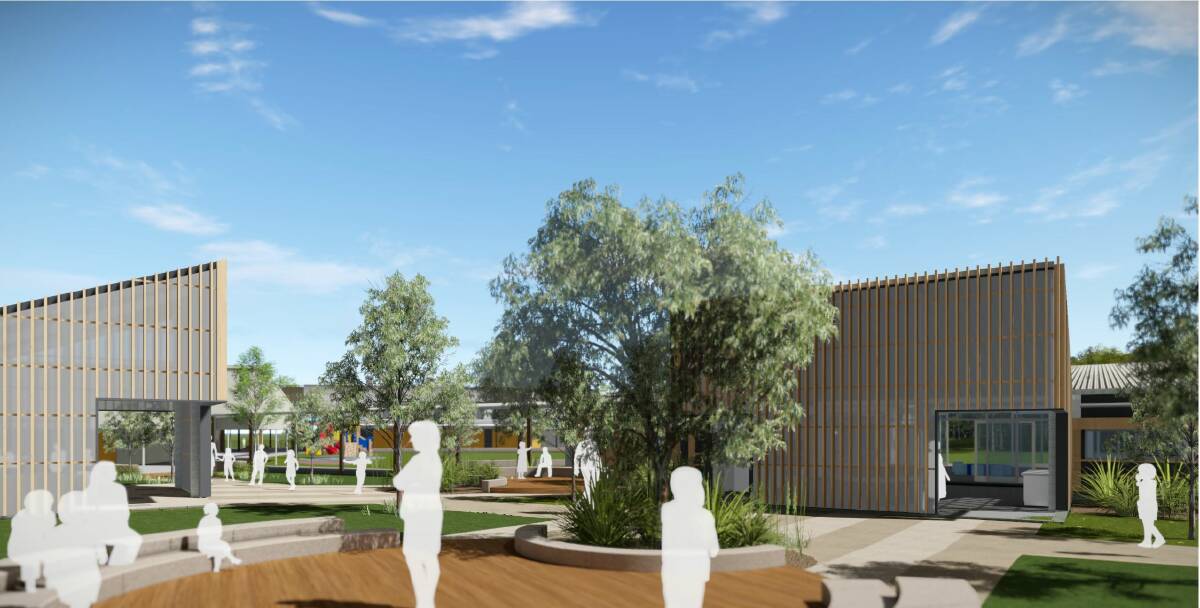 An artistic impression of the upgrade at Lake Cathie Public School. Photo: supplied. 