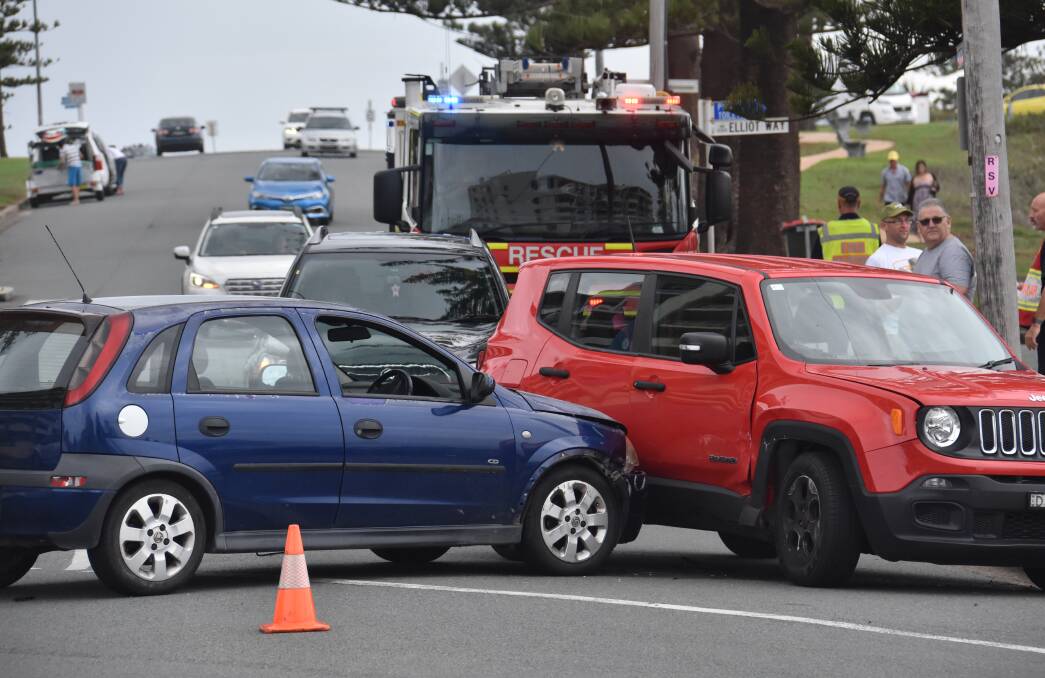 Emergency services called to crash at Town Beach