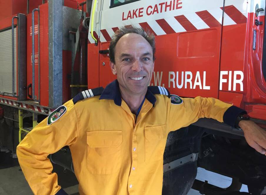 Lake Cathie Rural Fire Brigade captain Chris Brown.