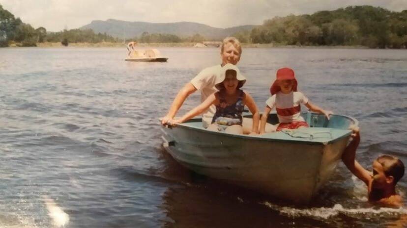 Boats on Lake Cathie in 1991. Photo: Lois Donnelly.