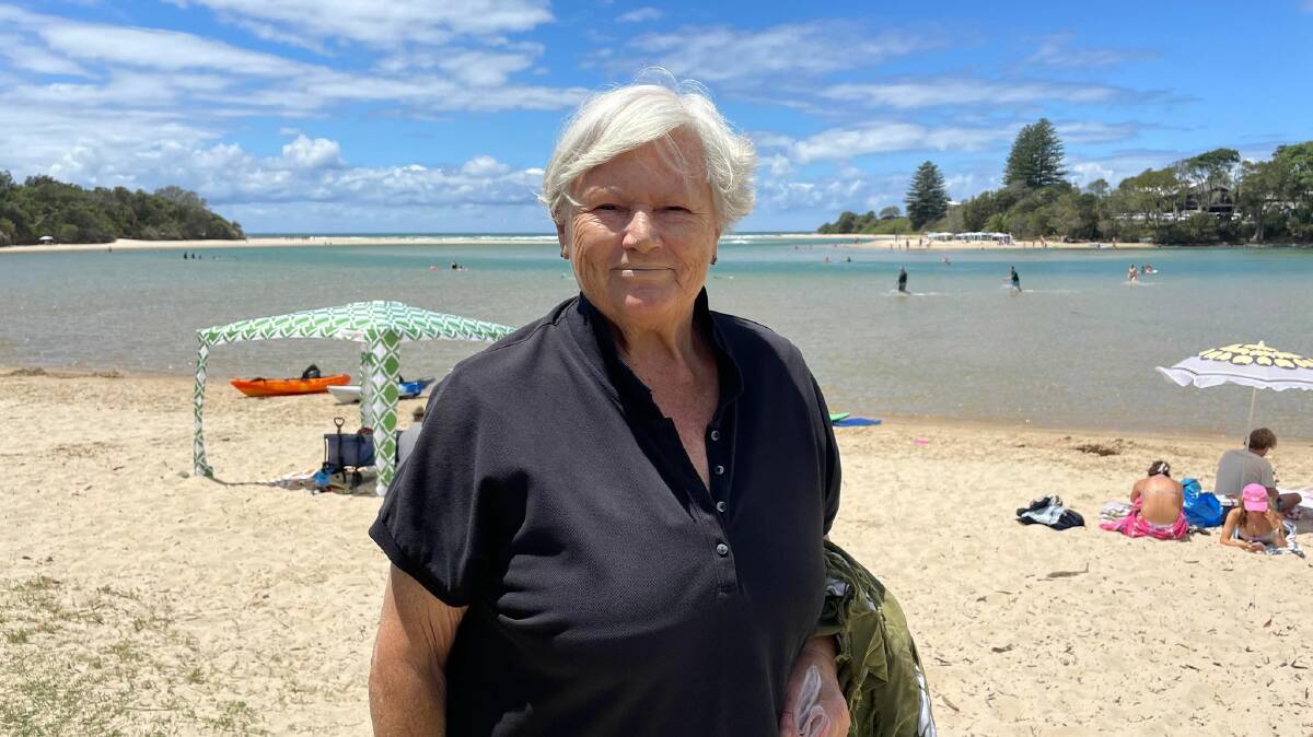 Sydneysider Carolyn Ellis said Lake Cathie is her idea of paradise. Picture by Liz Langdale 