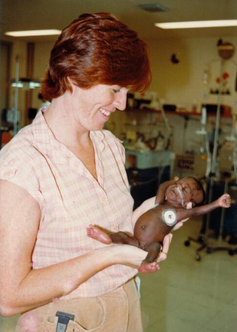 Memories: Dr Lorraine Evans when she was a resident at Darwin Base Hospital