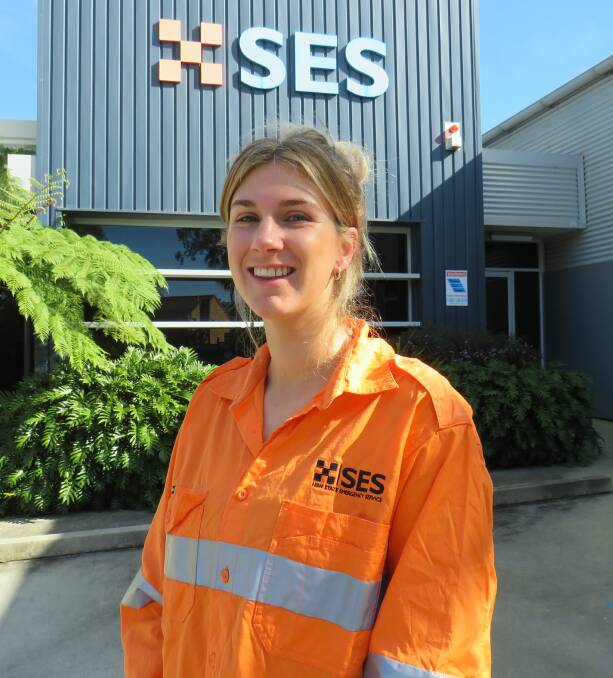 'Loving it': Krystal Turner joined the NSW SES Port Macquarie at the height of the COVID-19 pandemic. 