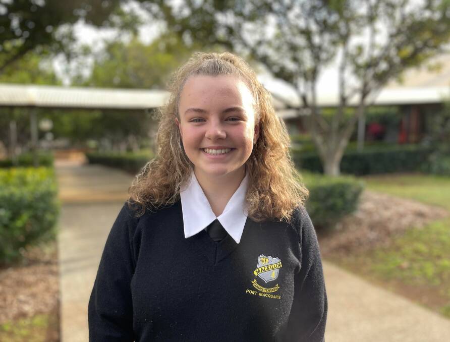 Year 11 MacKillop College student and dyslexia advocate Georgia Ryan has been invited to the United Nations, New York in October. Picture: Liz Langdale 