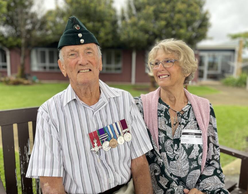 Dedicated service: Glyn Watkins is a veteran who spent his career in the British Army and his wife Fay is proud of his achievements. 
