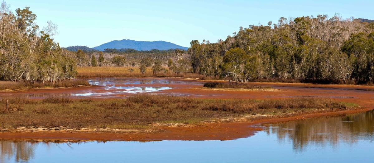 Red water: Port Macquarie-Hastings Council is working with the Department of Industry and Environment (DPIE), National Parks and Wildlife Service (NPWS) and community groups to collect water samples for testing.