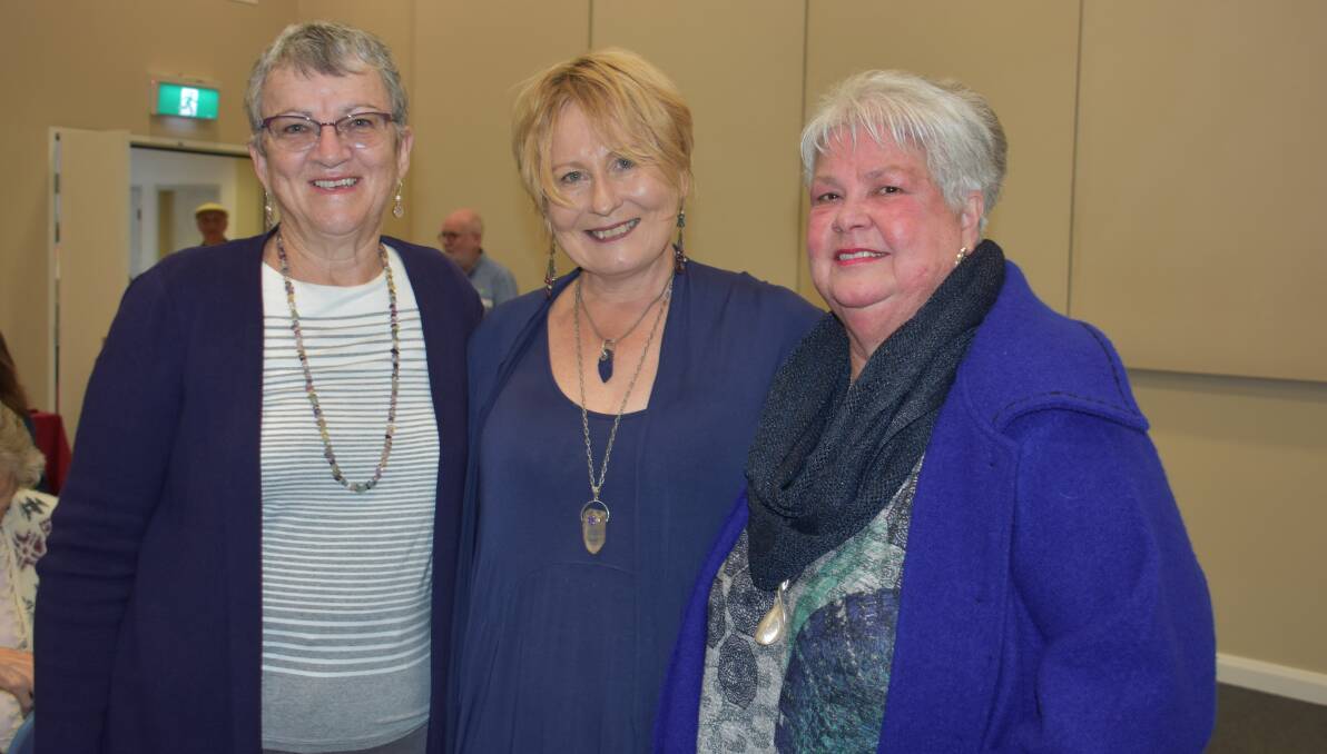 Celebrating Death and Dying event presenters Jill Drury, Teresa Melody and Annie Quadroy.