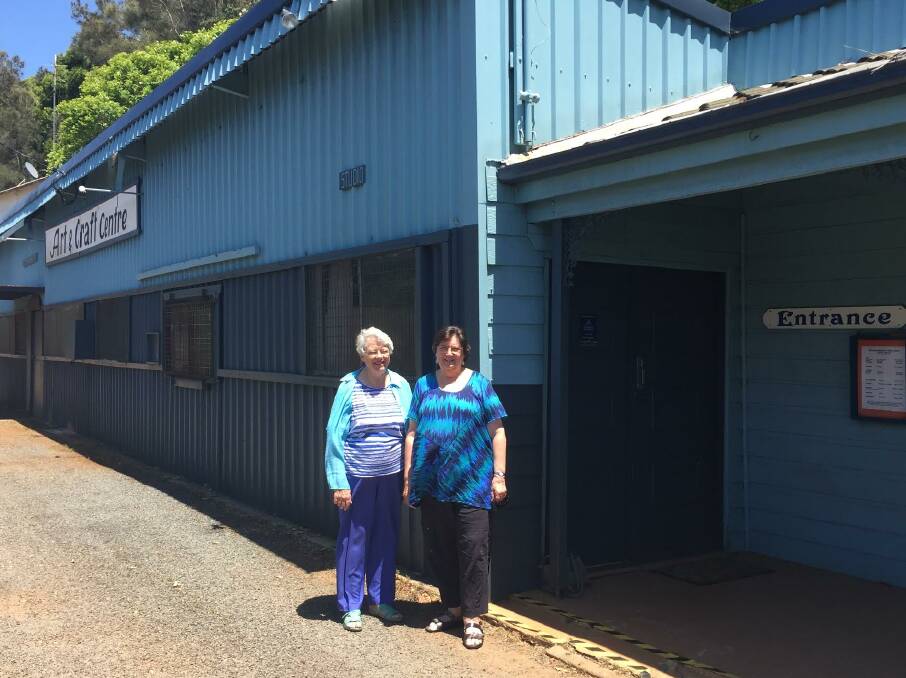 Call for new facility: Port Macquarie Arts and Craft Centre secretary Heather Chettle and president Mavourna Collits said their current building no longer suits their needs. 