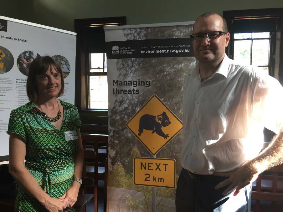 Session: NSW Office of Environment and Heritage principal policy officer Trish Harrup and Elton Consulting director Peter Whelen on February 9. 