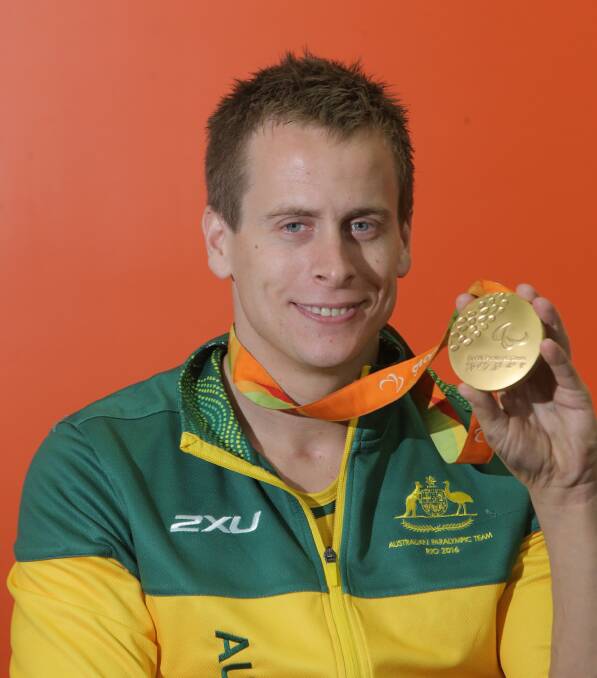 GOING FOR GOLD: Josh Hose with his Rio Paralympics gold medal.