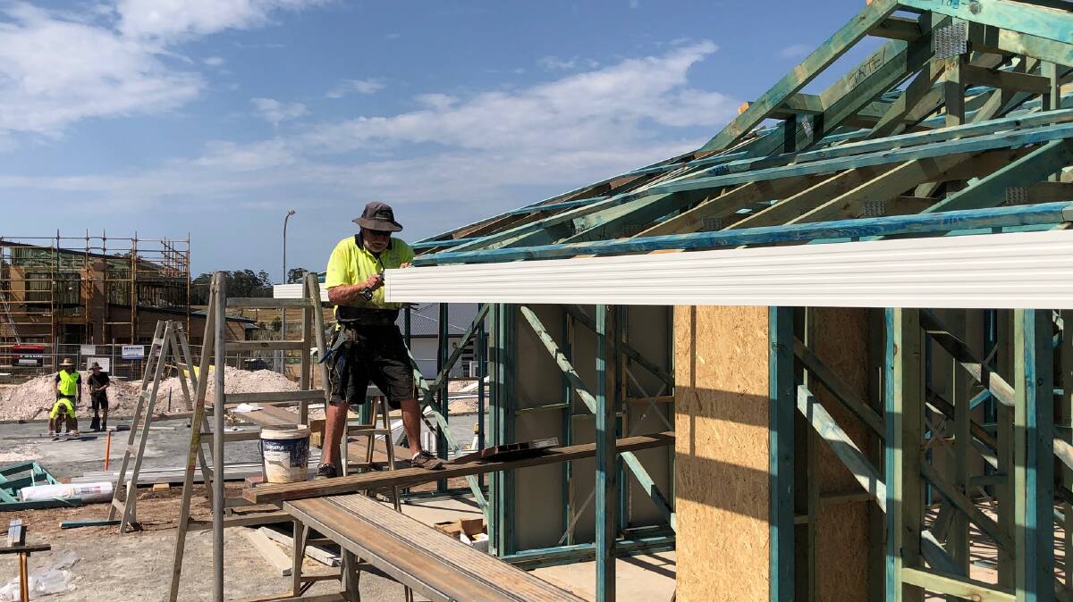Construction activity is at a record high at Sovereign Hills, Port Macquarie.