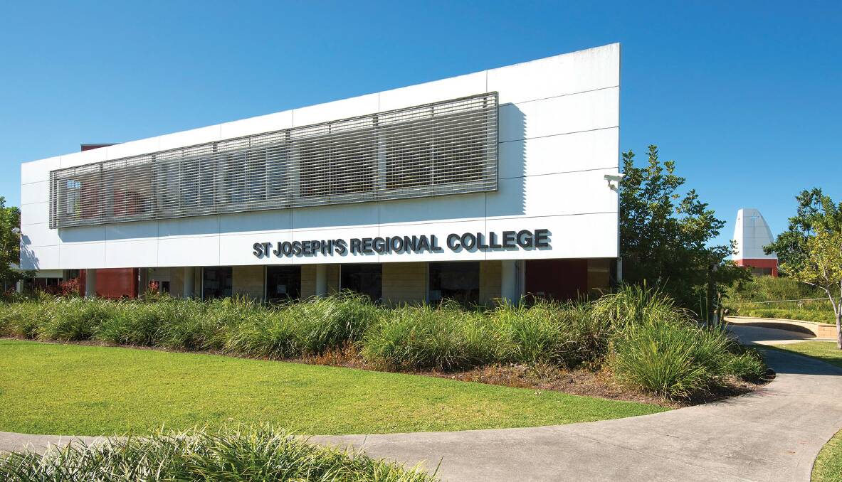 St Joseph's Regional College, Port Macquarie. Photo: Lewis Land Group, Sovereign Hills.