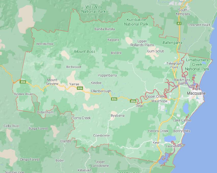 Port Macquarie-Hastings local government area.