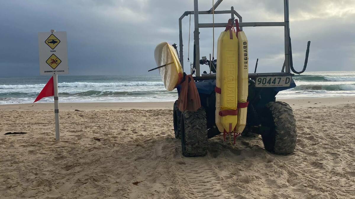 Town Beach will remain closed on Monday. Photo: Port Macquarie ALS Lifeguards.