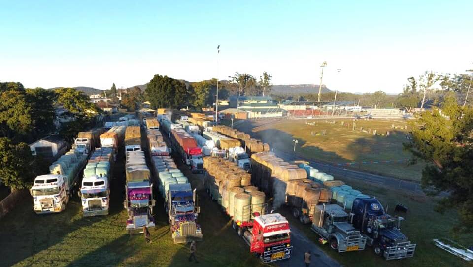 Hay convoy delivers another load of hope to local farmers in flood recovery - Port Macquarie News