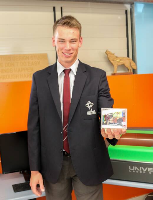 Isaac Heagney, from St Columba Anglican School (SCAS), has won the national title of “Rural Young Scientist” for an invention that could help save the lives of rock fishermen who are swept into the water.
