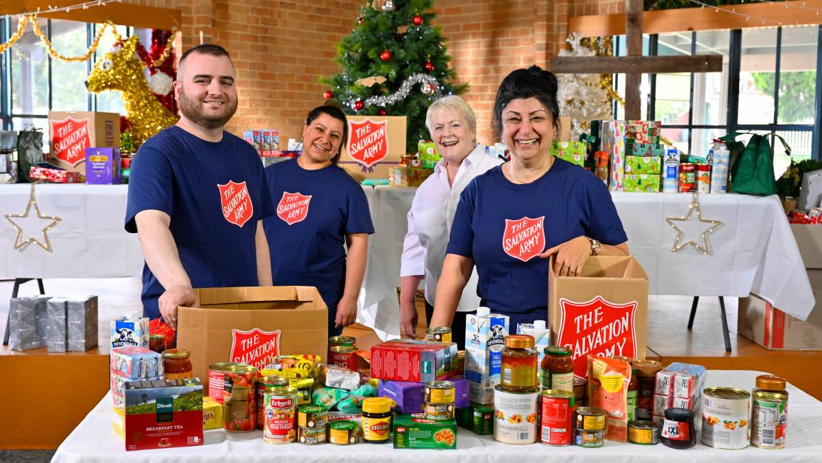 Dig deep: The Salvation Army is hoping to raise $20 million this year across the country as they launch their annual Christmas Appeal that supports Aussies doing it tough during the festive season.