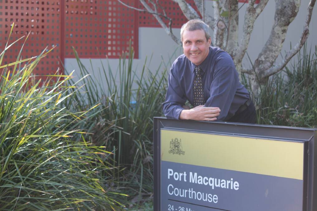 Port Macquarie's court registrar Neil Langstaff has celebrated 35 years in the courts system.