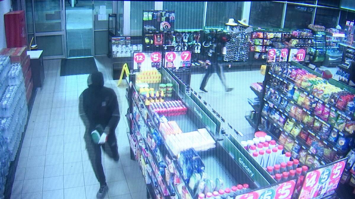 CCTV vision released in investigation of armed robbery spree at Kempsey.