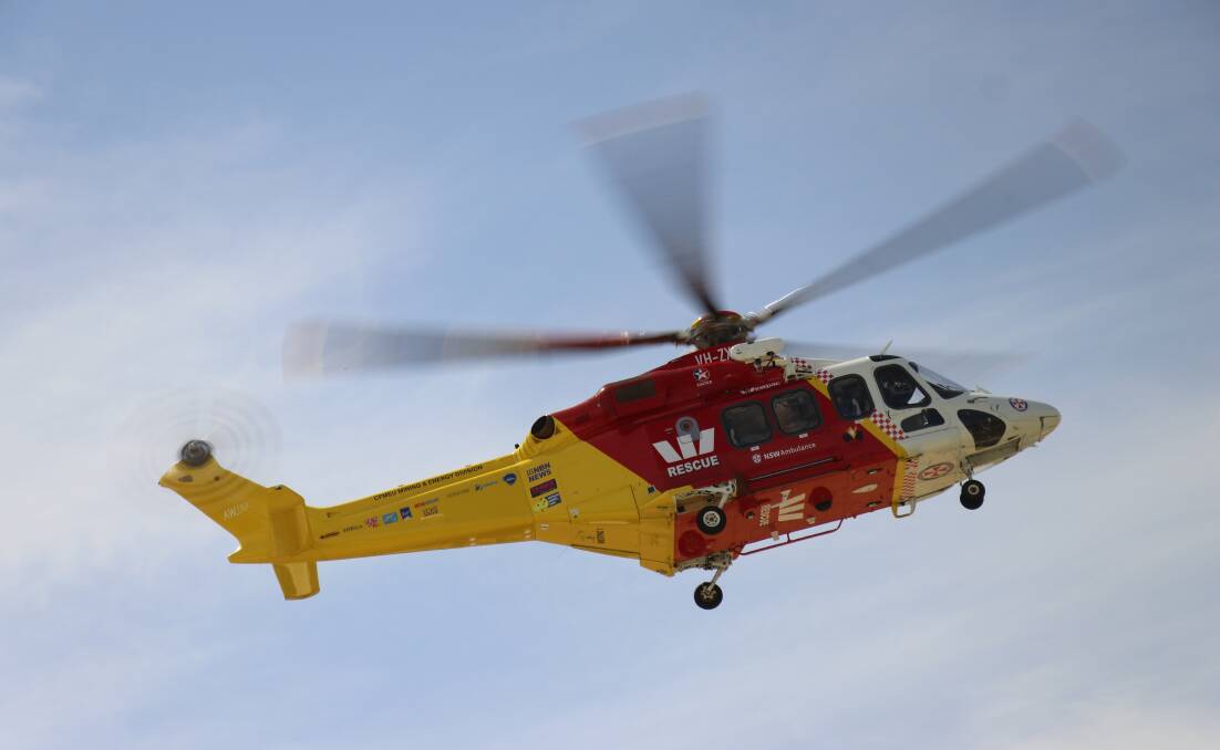 Boy flown to Sydney after motor vehicle accident